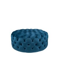 Navy on sale velvet footstool